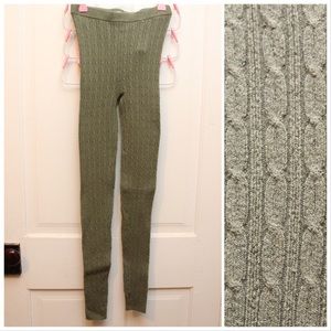 Cable knit leggings *3 for $10*